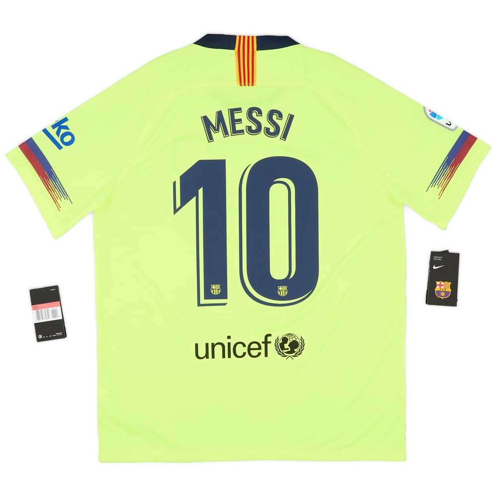 2018-19 Barcelona Away Shirt Messi #10