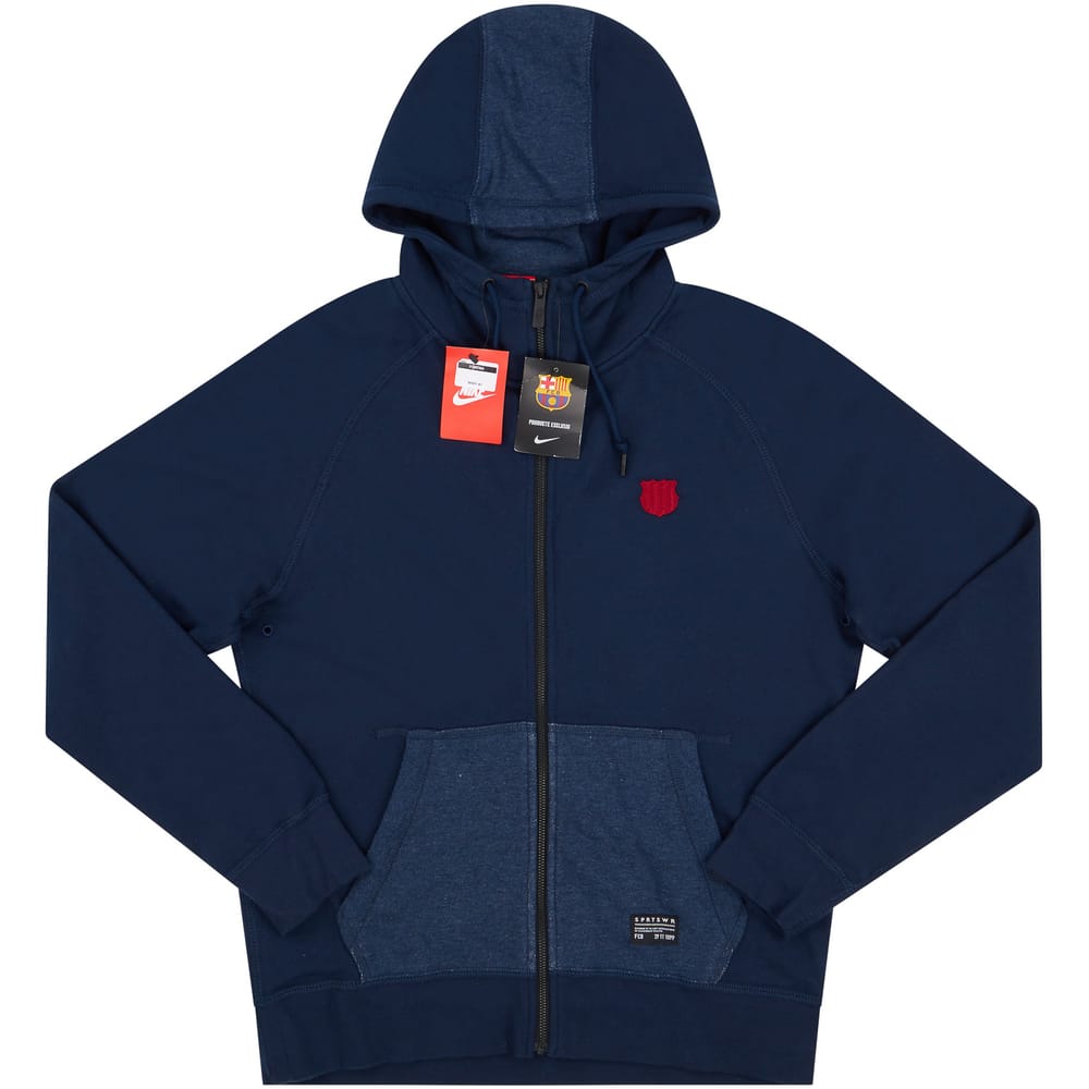 2015-16 Barcelona Nike Hooded Sweat Jacket