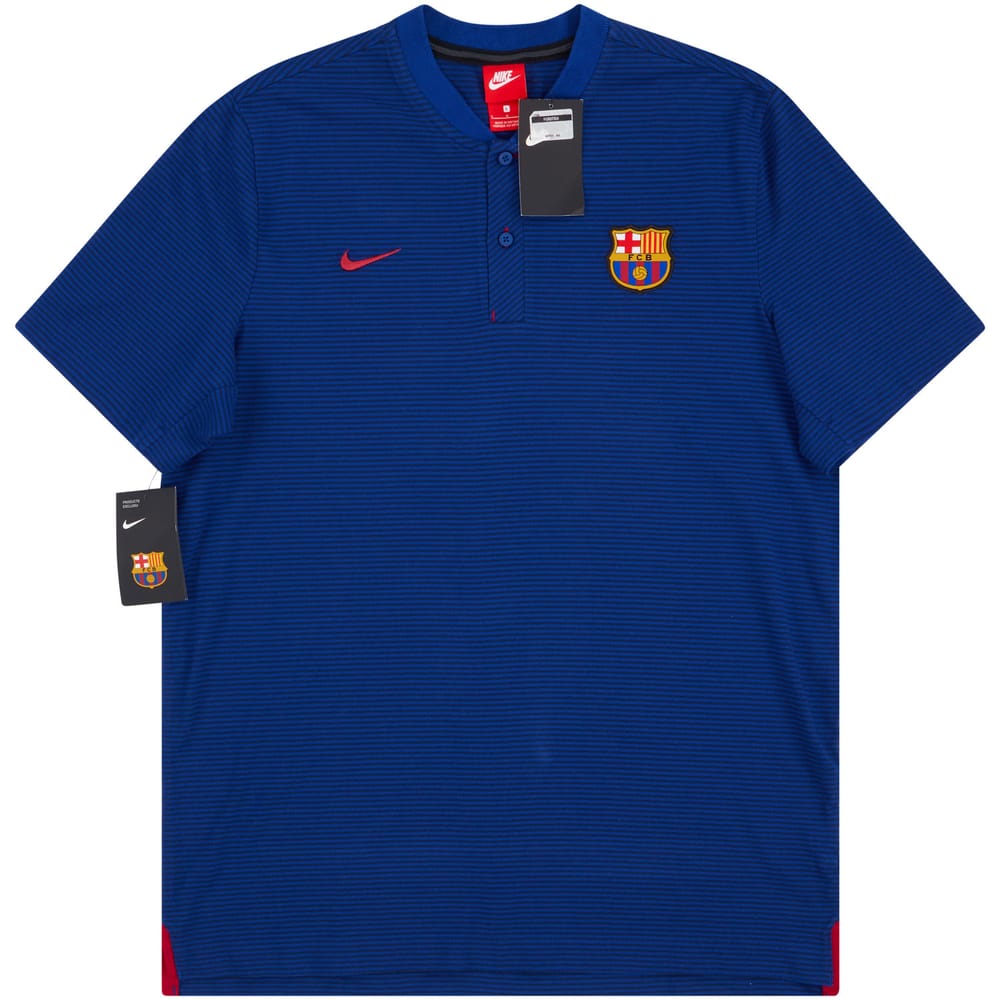 2017-18 Barcelona Nike Polo T-Shirt (L)
