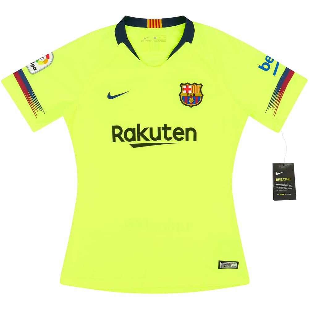 2018-19 Barcelona Away Shirt Womens (S)