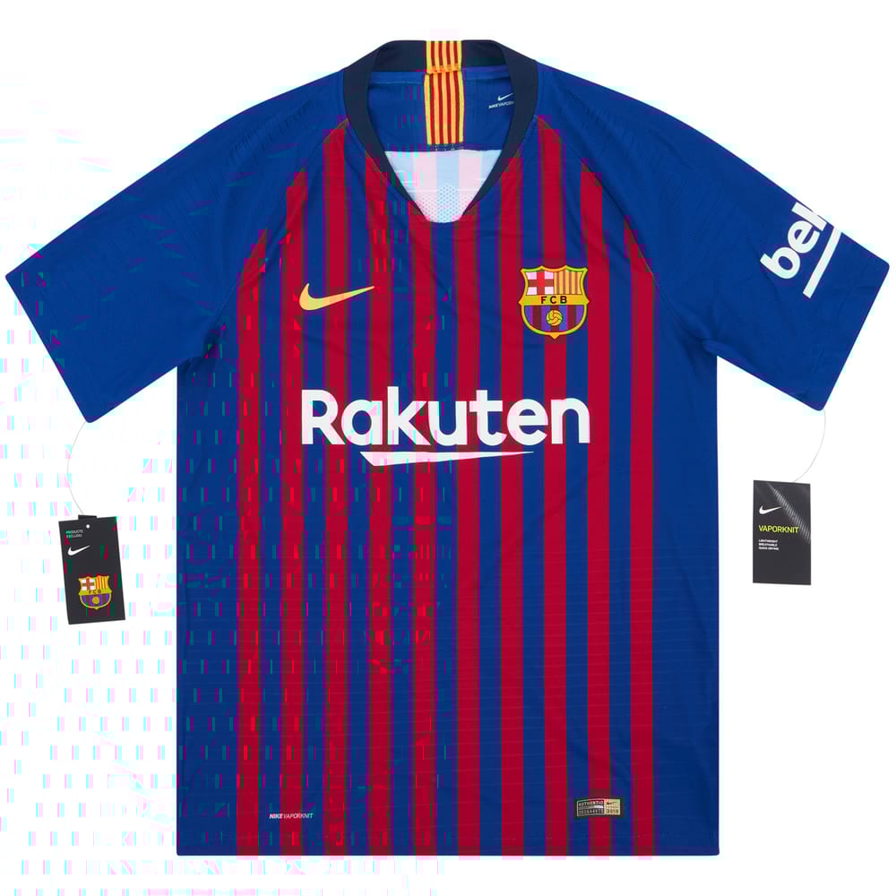 2018-19 Barcelona Authentic Home Shirt