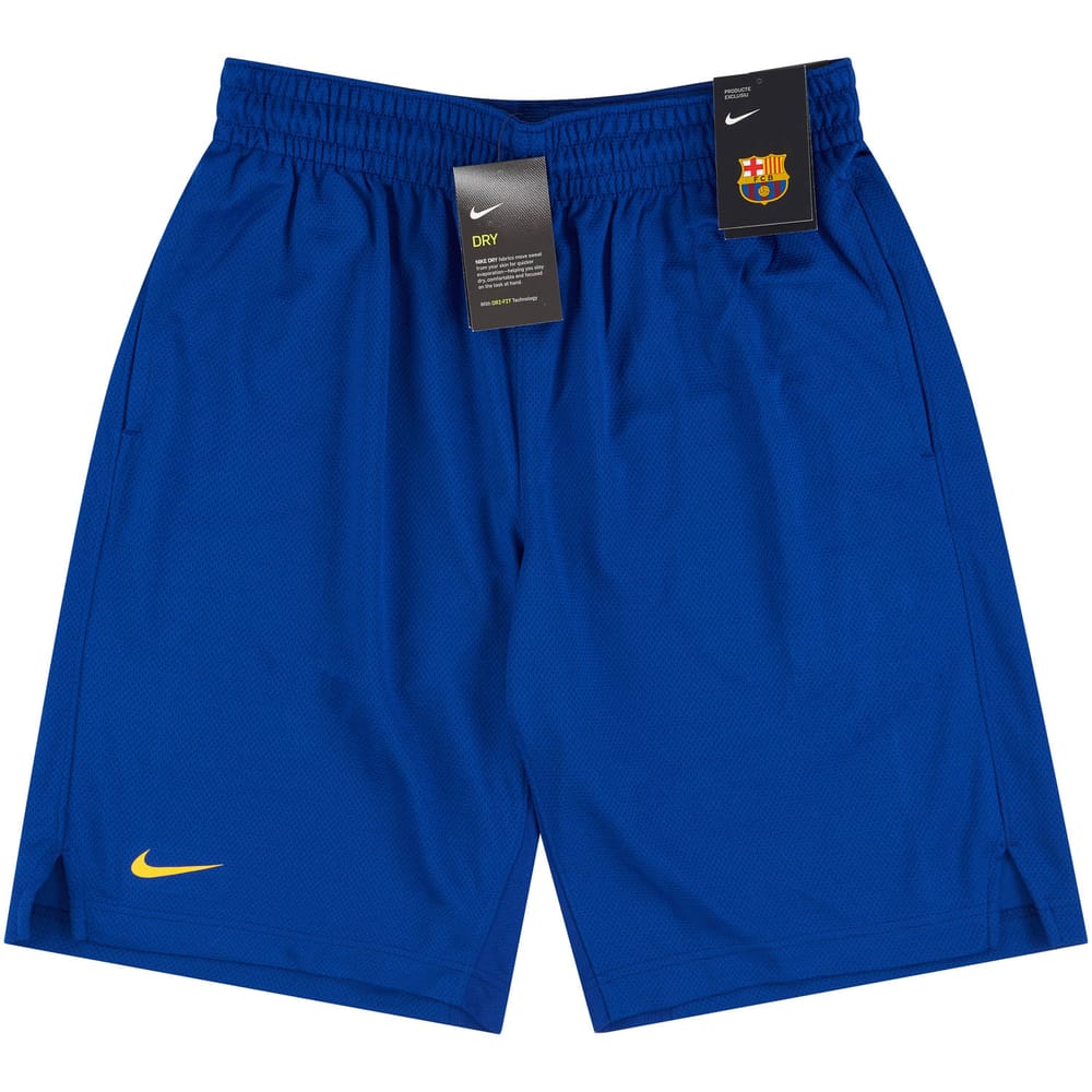 2018-19 Barcelona Basketball Player Issue Home Shorts - NEW