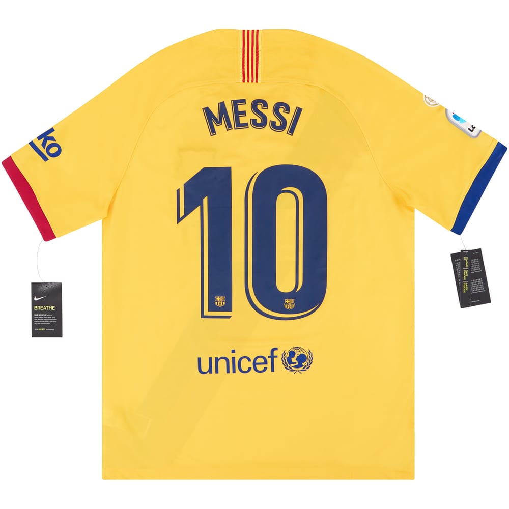 2019-20 Barcelona Away Shirt Messi #10 - NEW - M