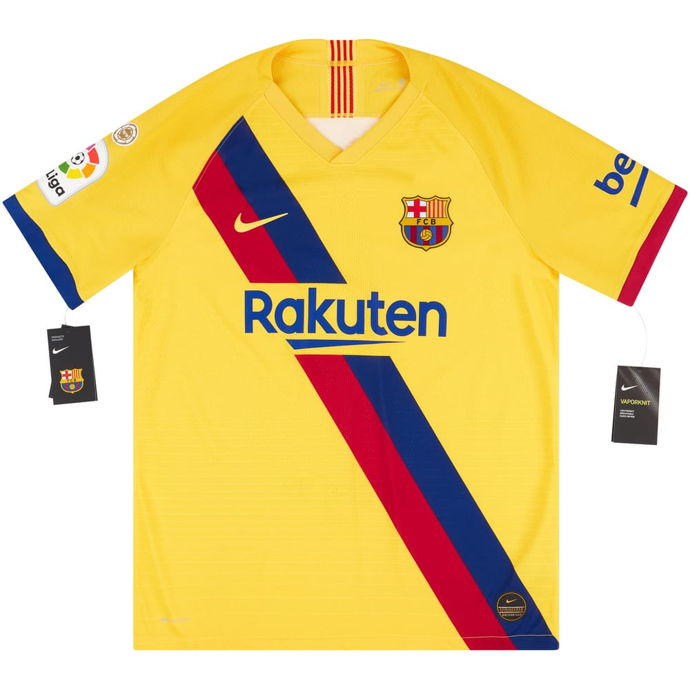 2019-20 Barcelona Player Issue Vaporknit Away Shirt S