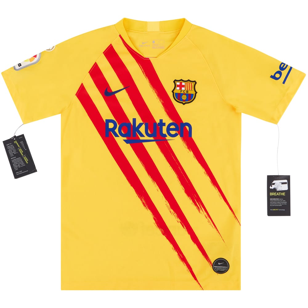 2019-20 Barcelona 'Senyera' Fourth Shirt (KIDS)