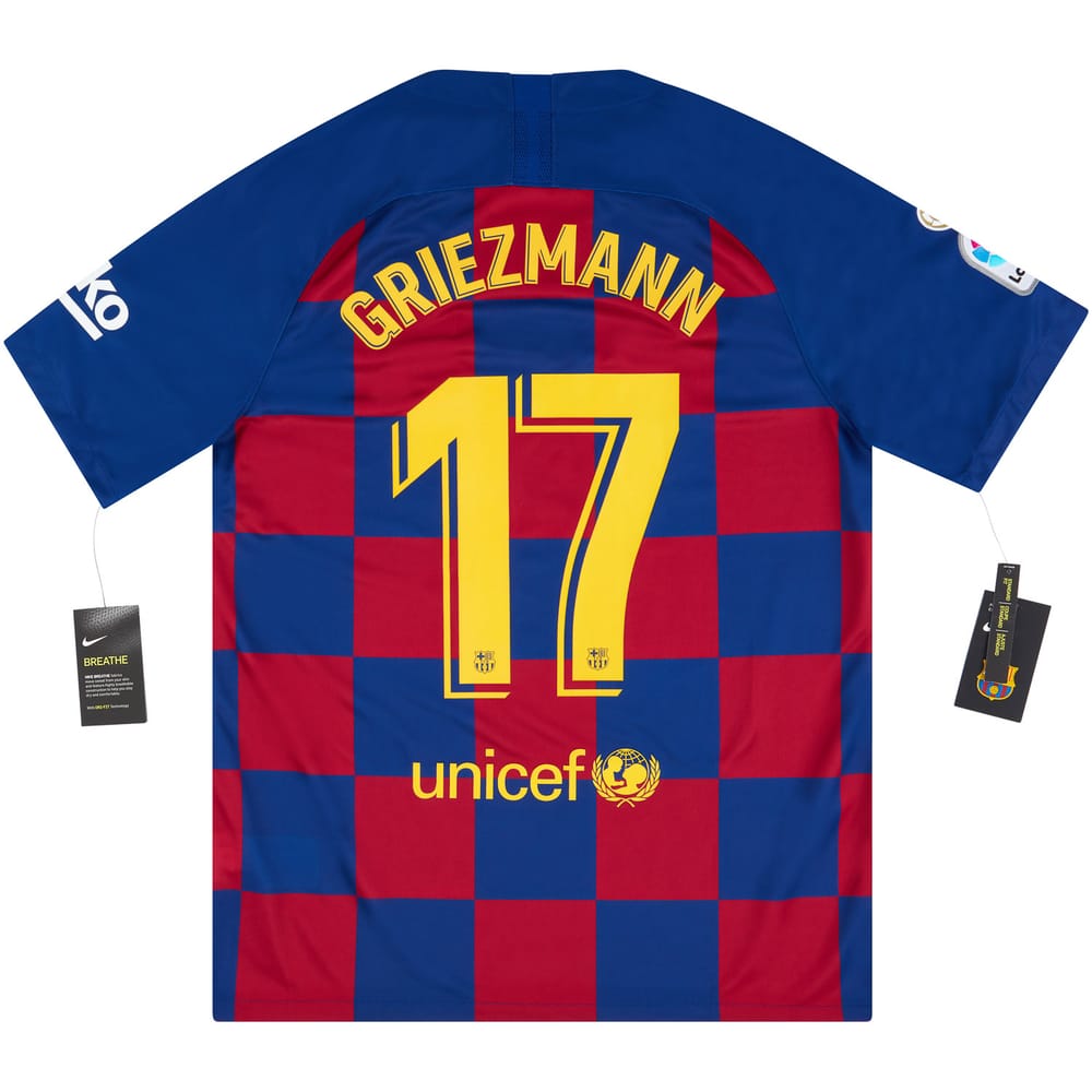 2019-20 Barcelona Home Shirt Griezmann #17
