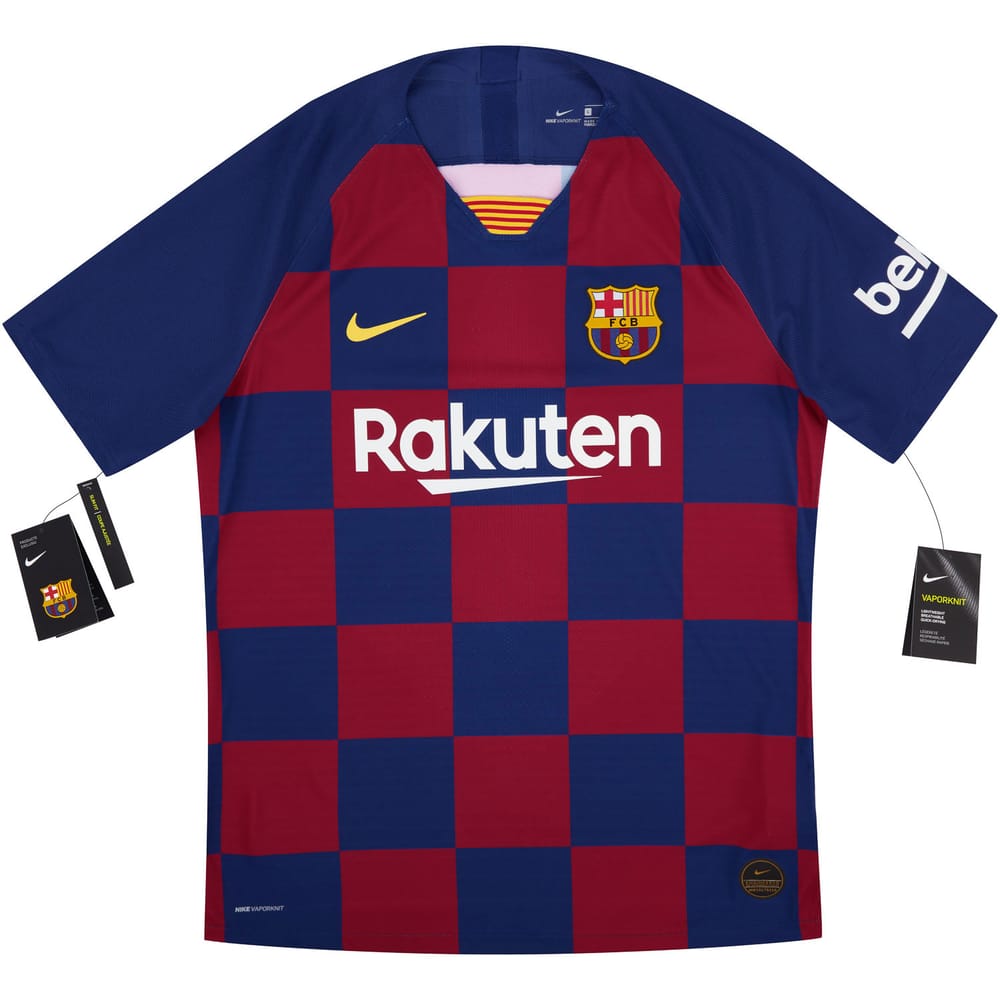 2019-20 Barcelona Authentic Vaporknit Home Shirt