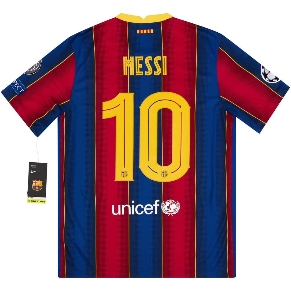 2020-21 Barcelona Home CL Shirt Messi #10 - NEW
