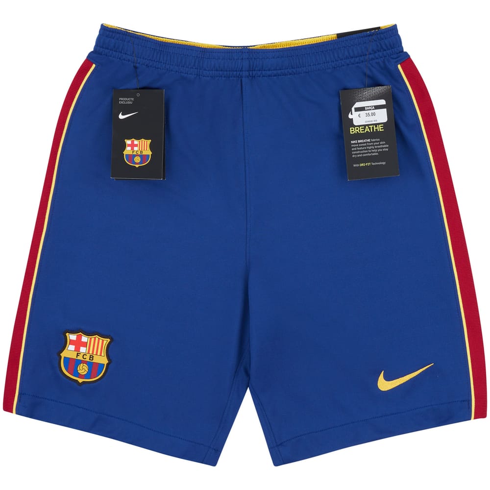 2020-21 Barcelona Home Shorts (KIDS)