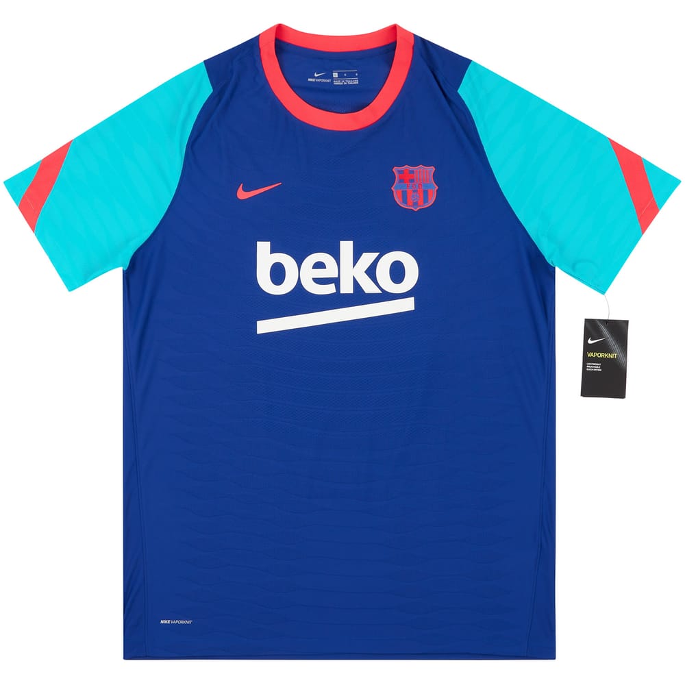 2020-21 Barcelona Player Issue Vaporknit Training Shirt