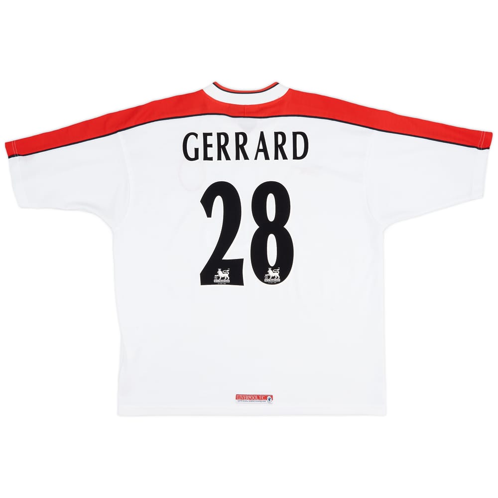 1998-99 Liverpool Away Shirt Gerrard #28 - 5/10 - (XL)