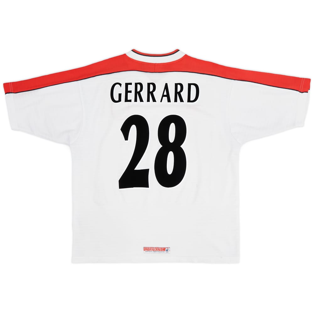 1998-99 Liverpool Away Shirt Gerrard #28 - 6/10 - (M)