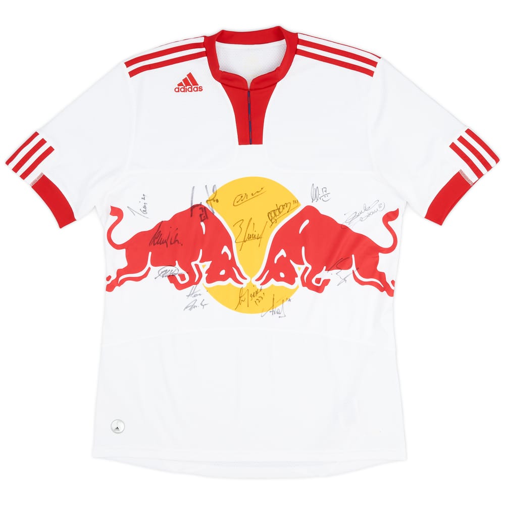 2009 Red Bull Signed Template Home Shirt - 9/10 - (L)
