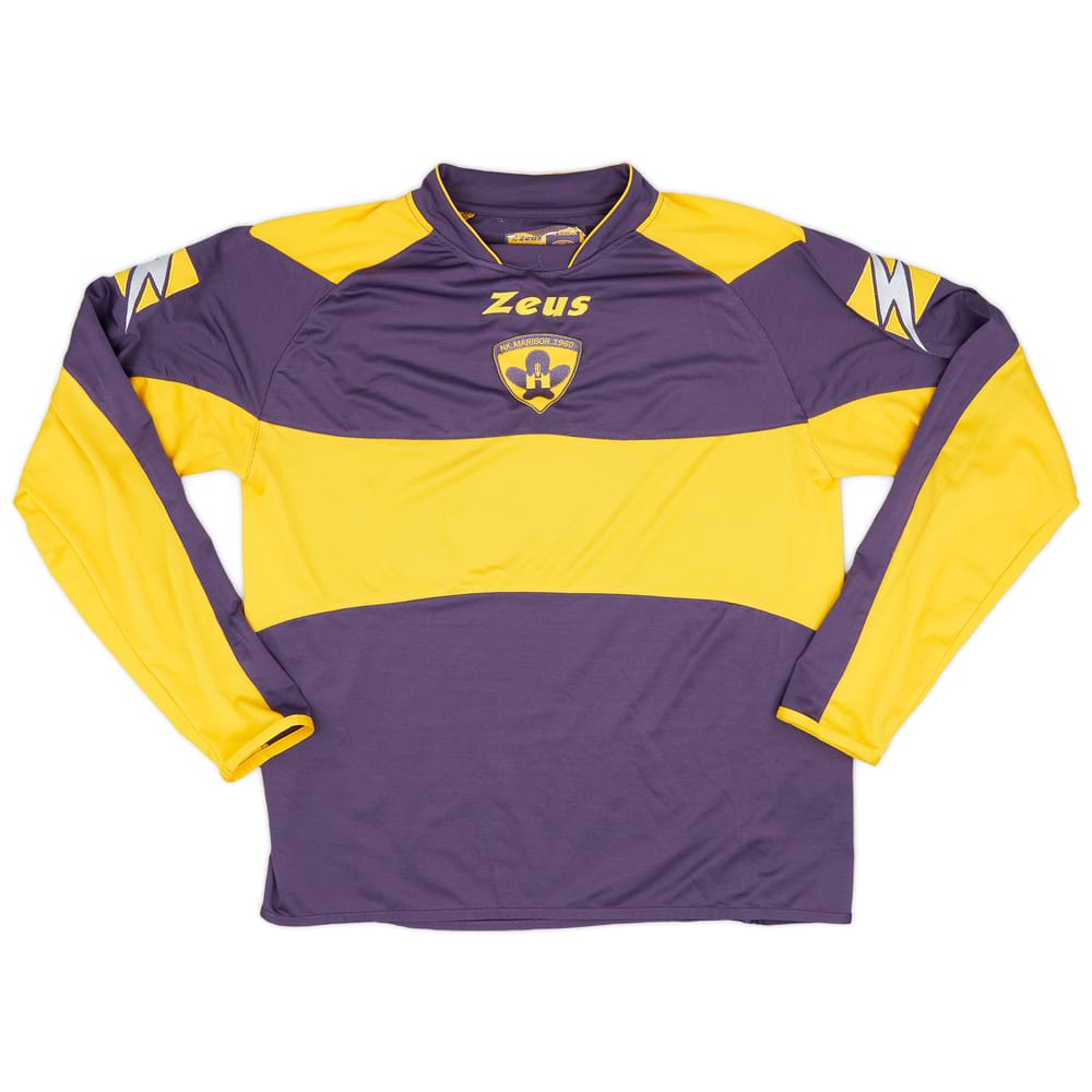 2009-10 NK Maribor Home L/S Shirt - 6/10 - (M)