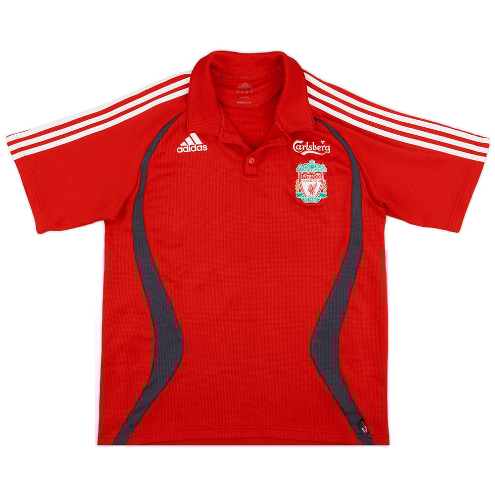 2006-07 Liverpool adidas Polo Shirt - 8/10 - (L)