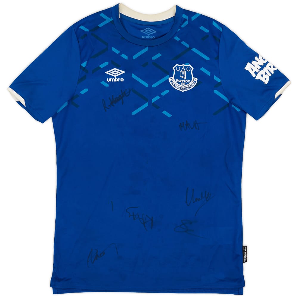 2019-20 Everton 'Signed' Home Shirt - 7/10 - (XL.Boys)