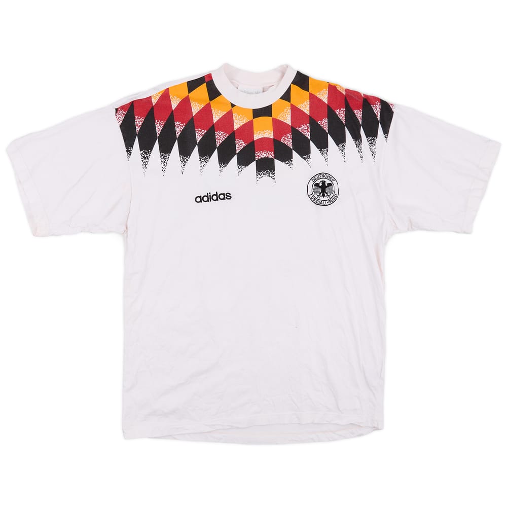 1994-96 Germany adidas Cotton Tee - 6/10 - (M)