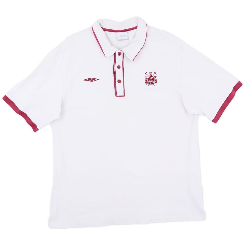 2009-10 West Ham Umbro Polo Shirt - 8/10 - (XL)