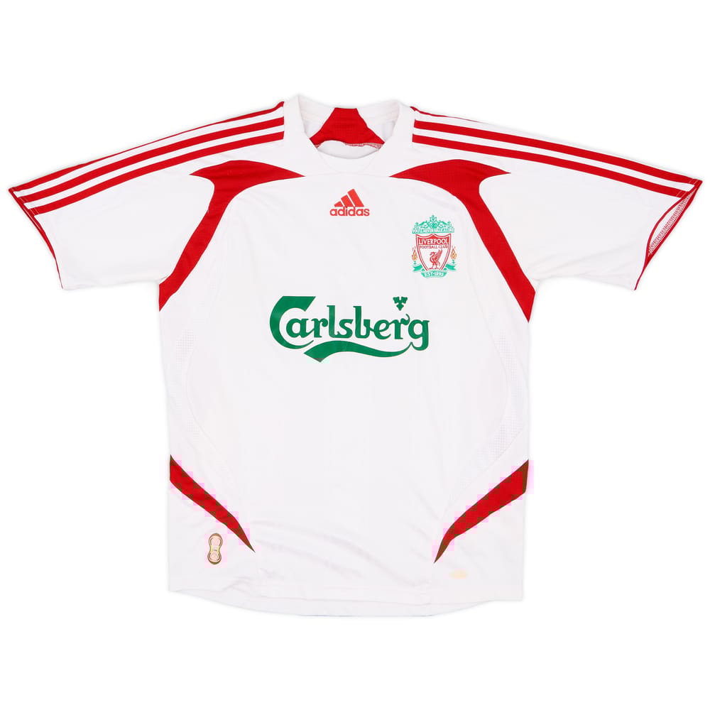 2007-08 Liverpool Away Shirt - 7/10 - (L.Boys)