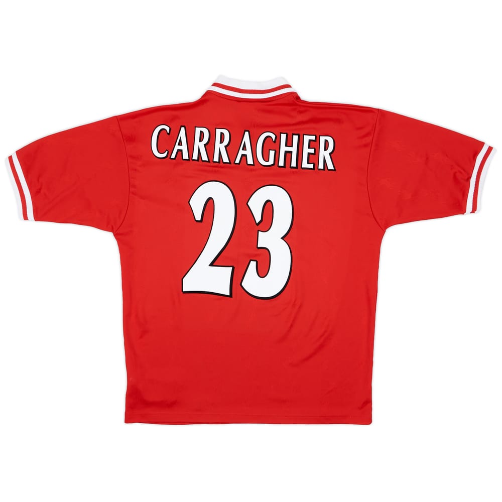 1996-98 Liverpool Home Shirt Carragher #23 - 7/10 - (XL)