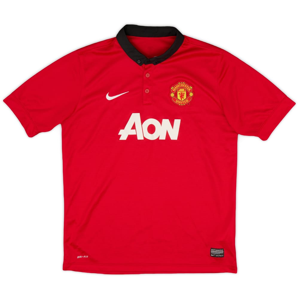 2013-14 Manchester United Home Shirt - 8/10 - (XL.Boys)