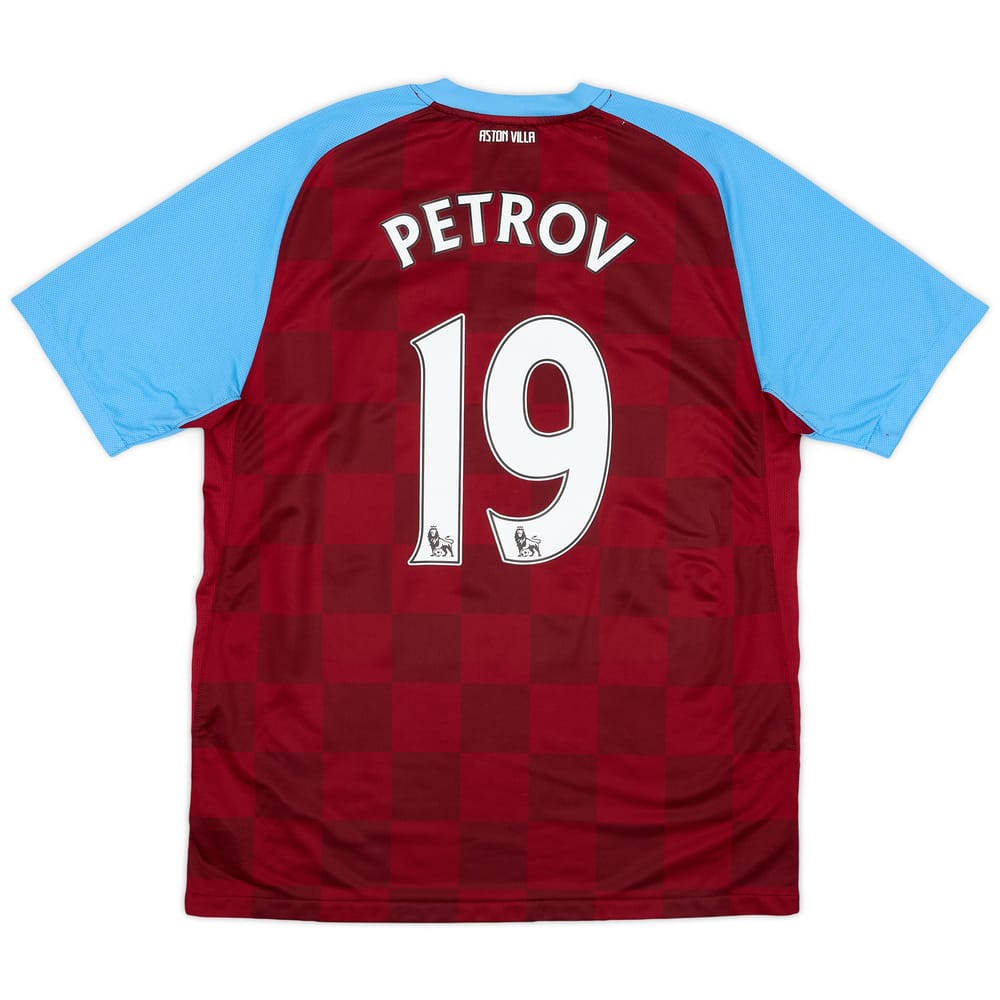 2011-12 Aston Villa Home Shirt Petrov #19 - 7/10 - (L)