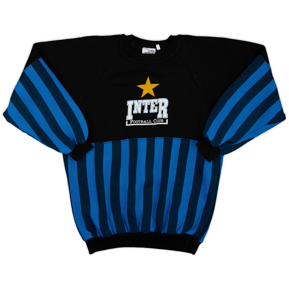 1990-91 Inter Milan Le Felpe Dei Grandi Club Sweat Top - 8/10 - (M)