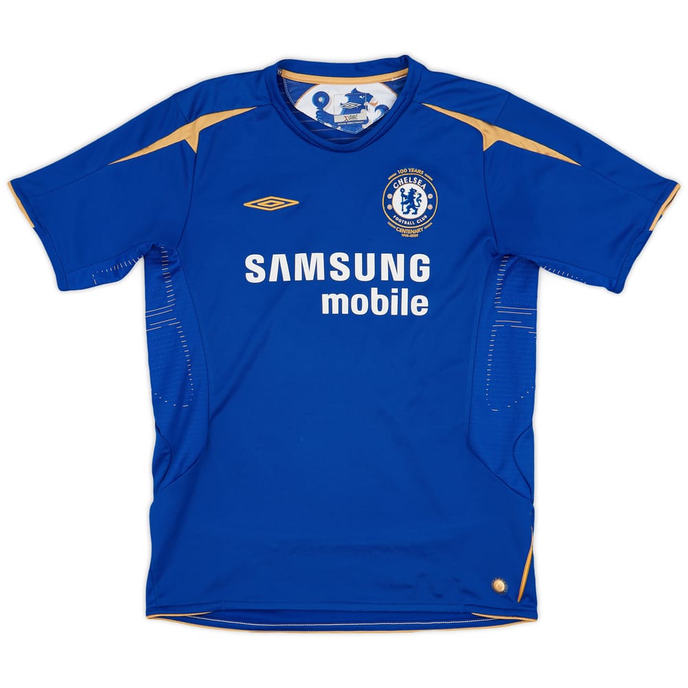 2005-06 Chelsea Centenary Home Shirt - 8/10 - (XL.Boys)