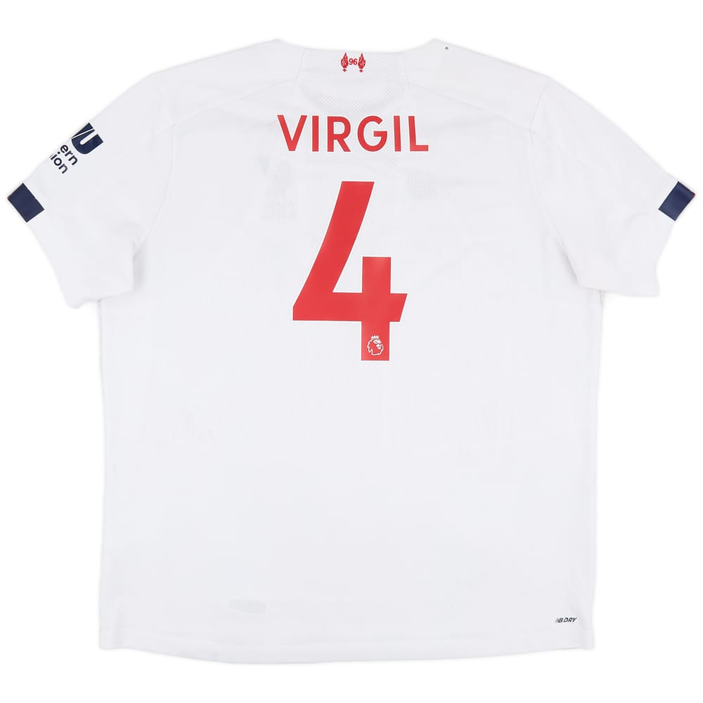 2019-20 Liverpool Away Shirt Virgil #4 - 6/10 - (XXL)