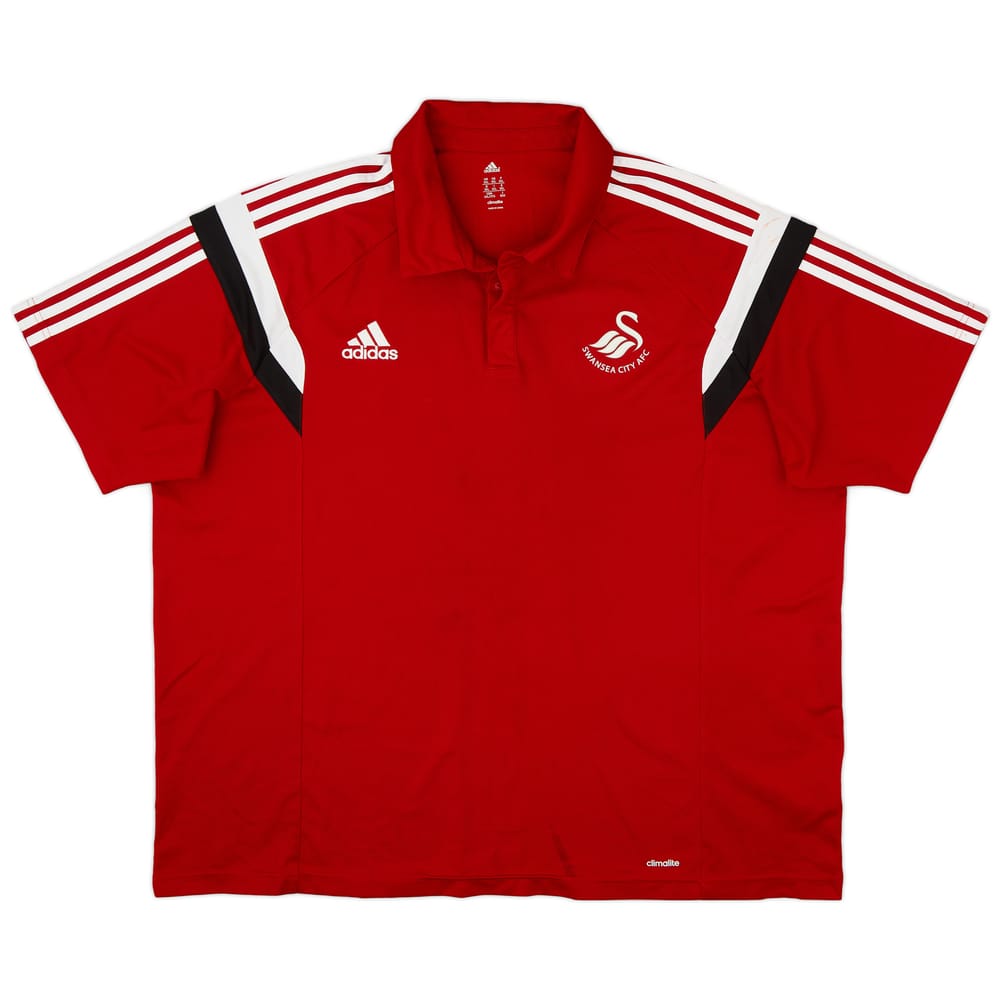 2014-15 Swansea adidas Polo Shirt - 6/10 - (3XL)