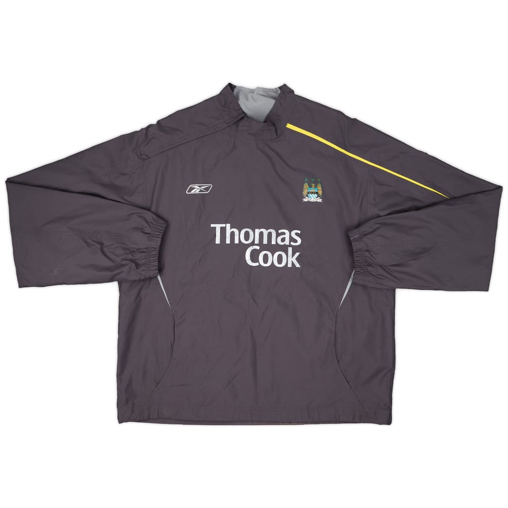 2004-06 Manchester City Reebok 1/4 Zip Drill Top - 6/10 - (XL)