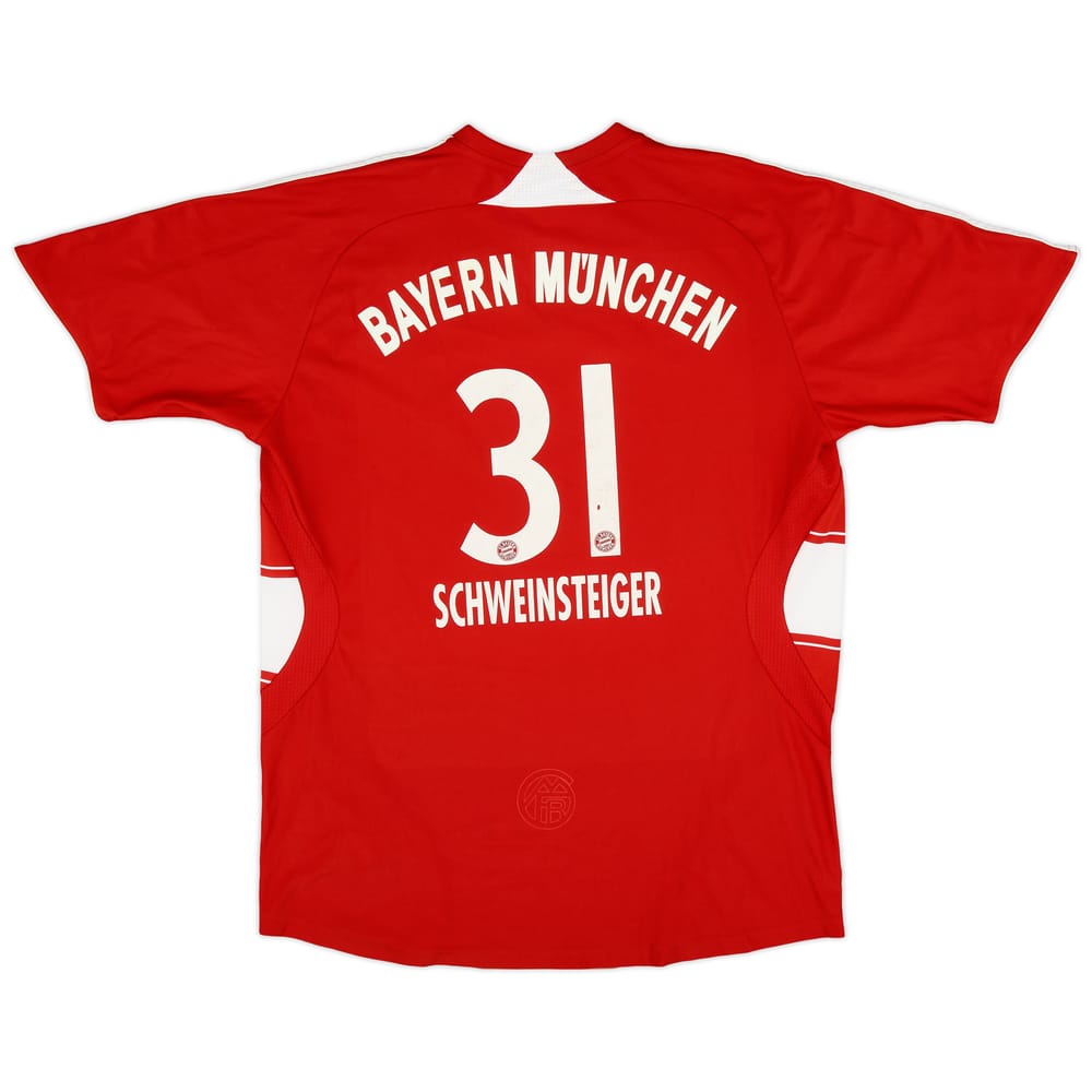2007-08 Bayern Munich Home Shirt Schweinsteiger #31 - 6/10 - (XL.Boys)