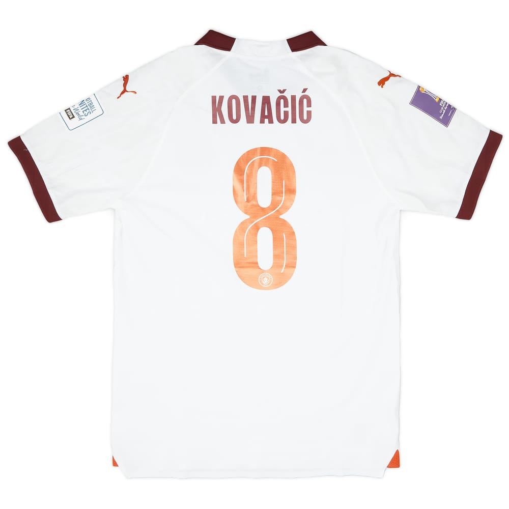 2023-24 Manchester City Match Issue Club World Cup Away Shirt Kovačić #8