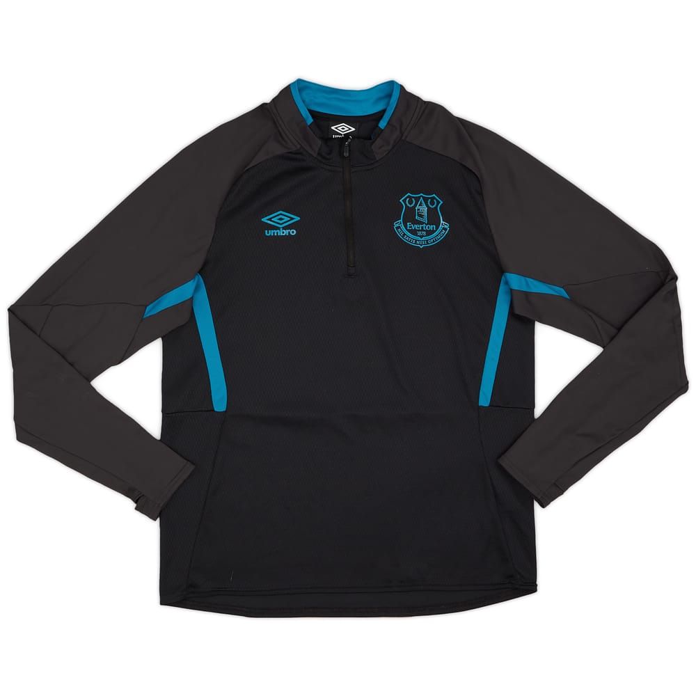 2017-18 Everton Umbro 1/4 Zip Training Top - 9/10 - (L)