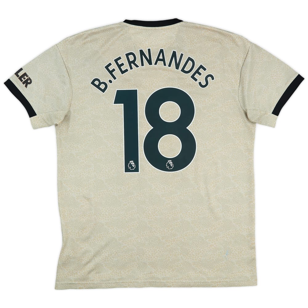 2019-20 Manchester United Away Shirt B.Fernandes #18 - 6/10 - (L)