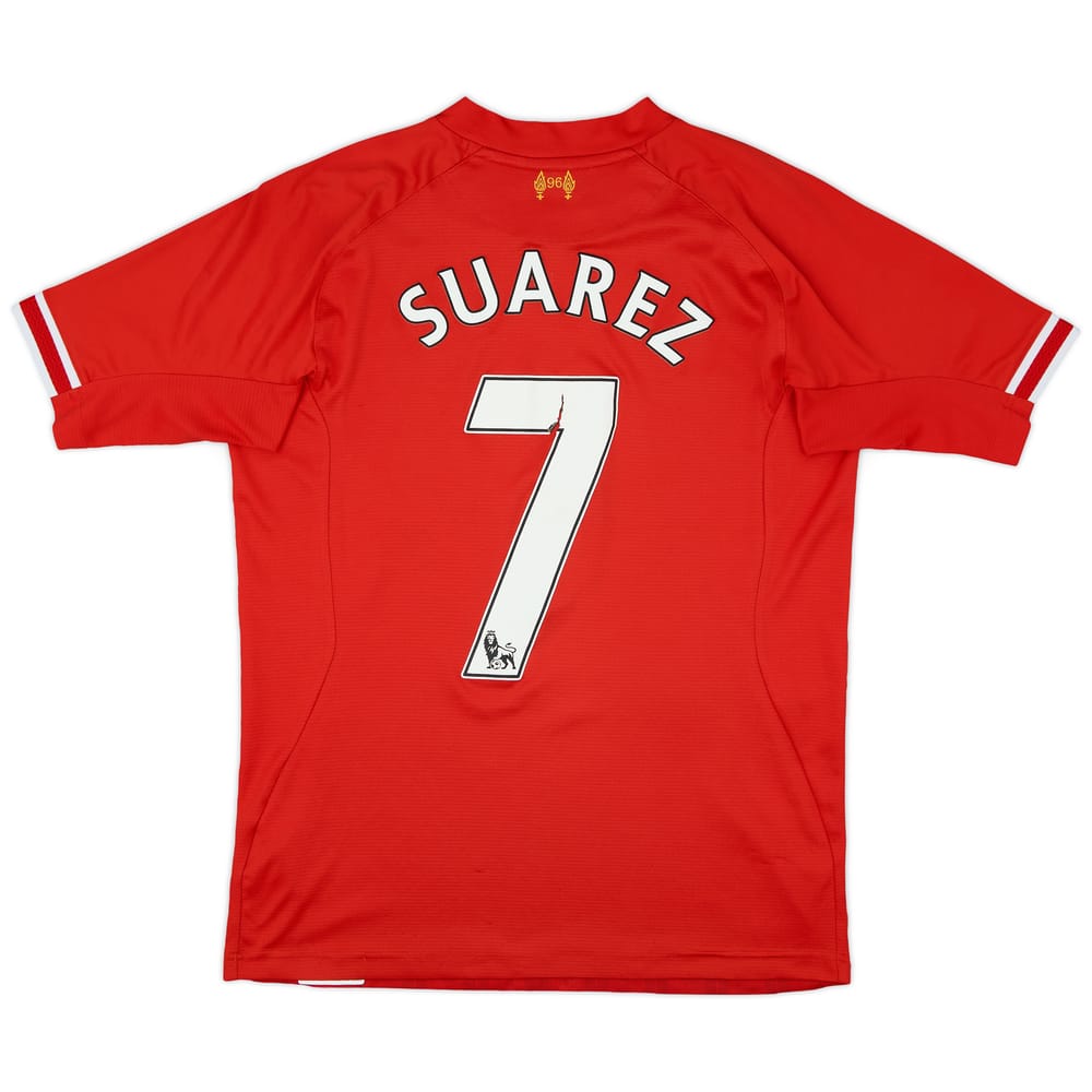 2013-14 Liverpool Home Shirt Suarez #7 - 5/10 - (M)