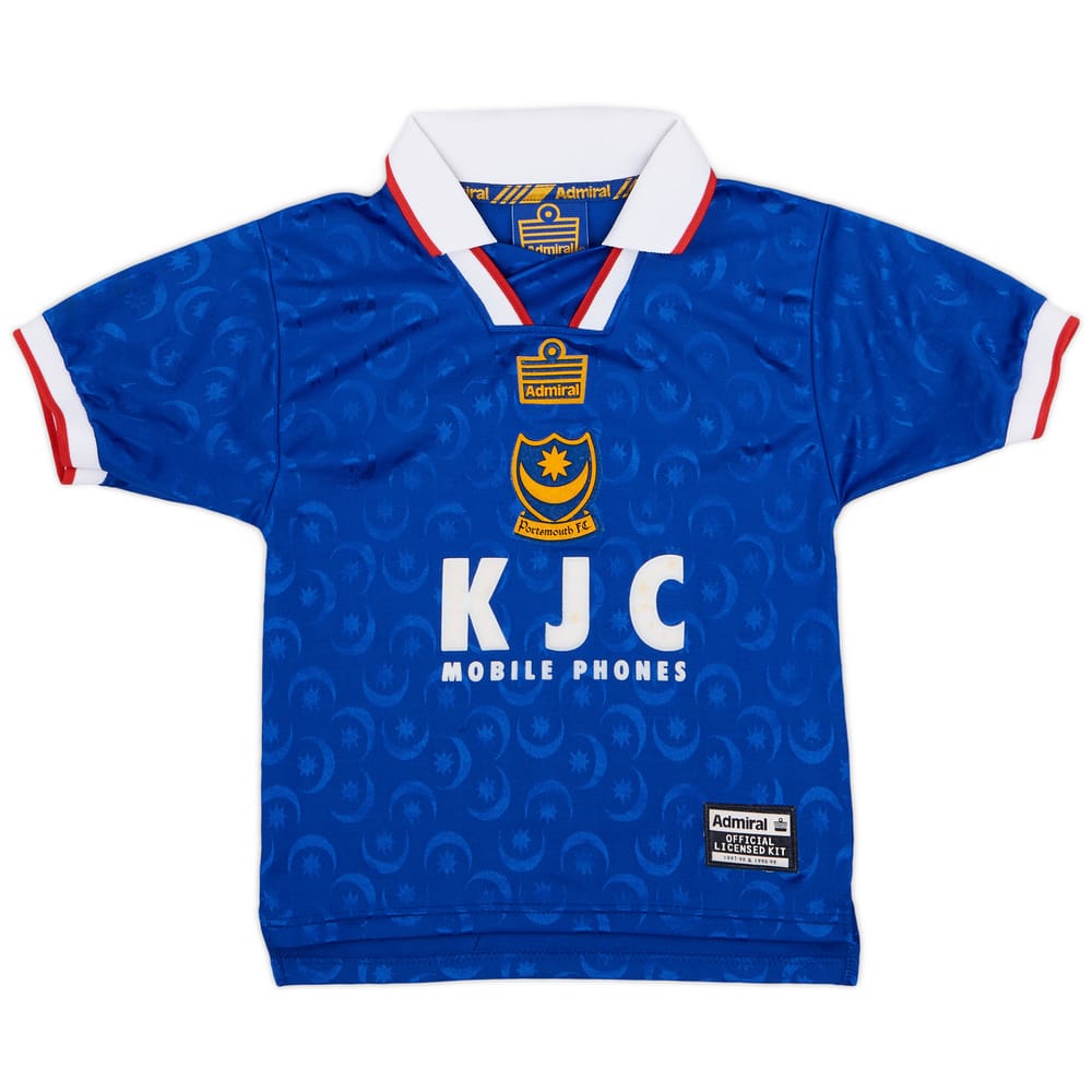 1997-99 Portsmouth Home Shirt - 7/10 - (M.Boys)