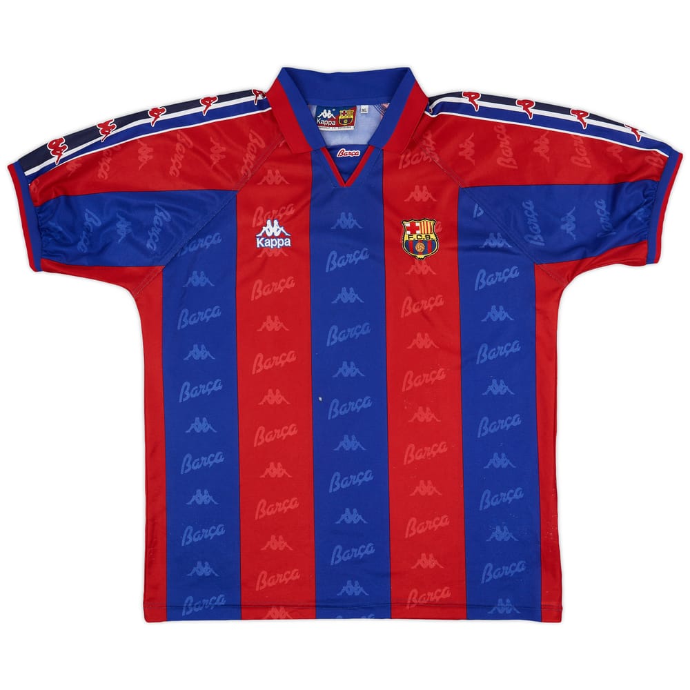 1995-97 Barcelona Home Shirt - 5/10 - (XL)