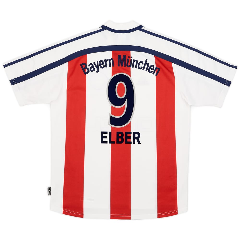 2000-01 Bayern Munich Away Shirt Elber #9 - 8/10 - (S)