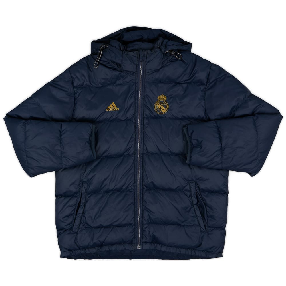 2009-10 Real Madrid adidas Padded Bench Coat - 9/10 - (S)