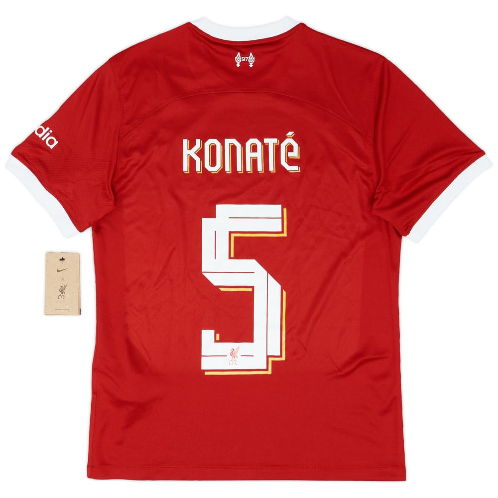 2023-24 Liverpool Home Shirt Konate #5 (S)