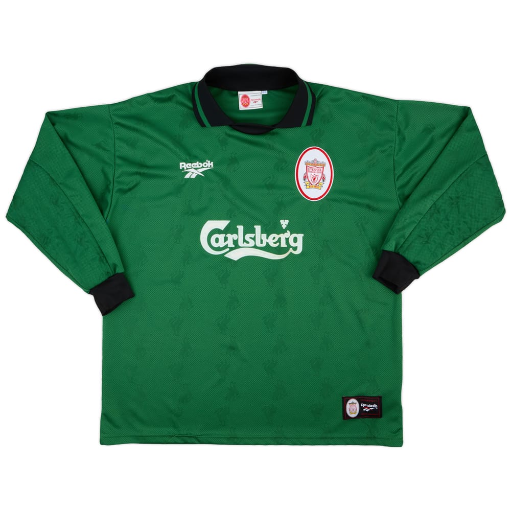 1996-97 Liverpool GK Shirt - 8/10 - (XL)
