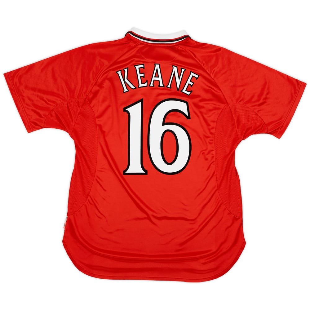 1999-00 Manchester United 'CL Winners' Shirt Keane #16 - 8/10 - (XL)