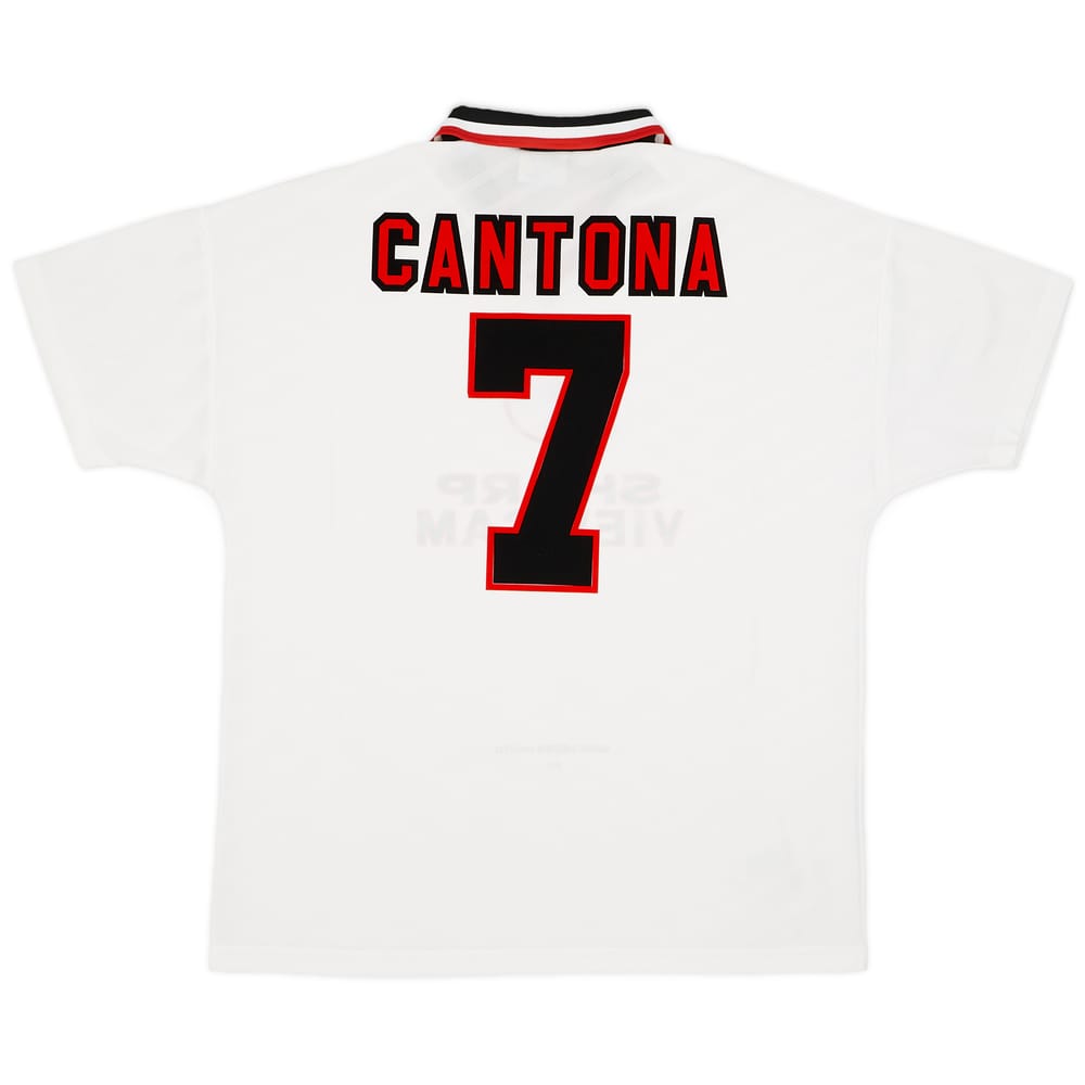 1996-97 Manchester United Away Shirt Cantona #7 - 8/10 - (XL)