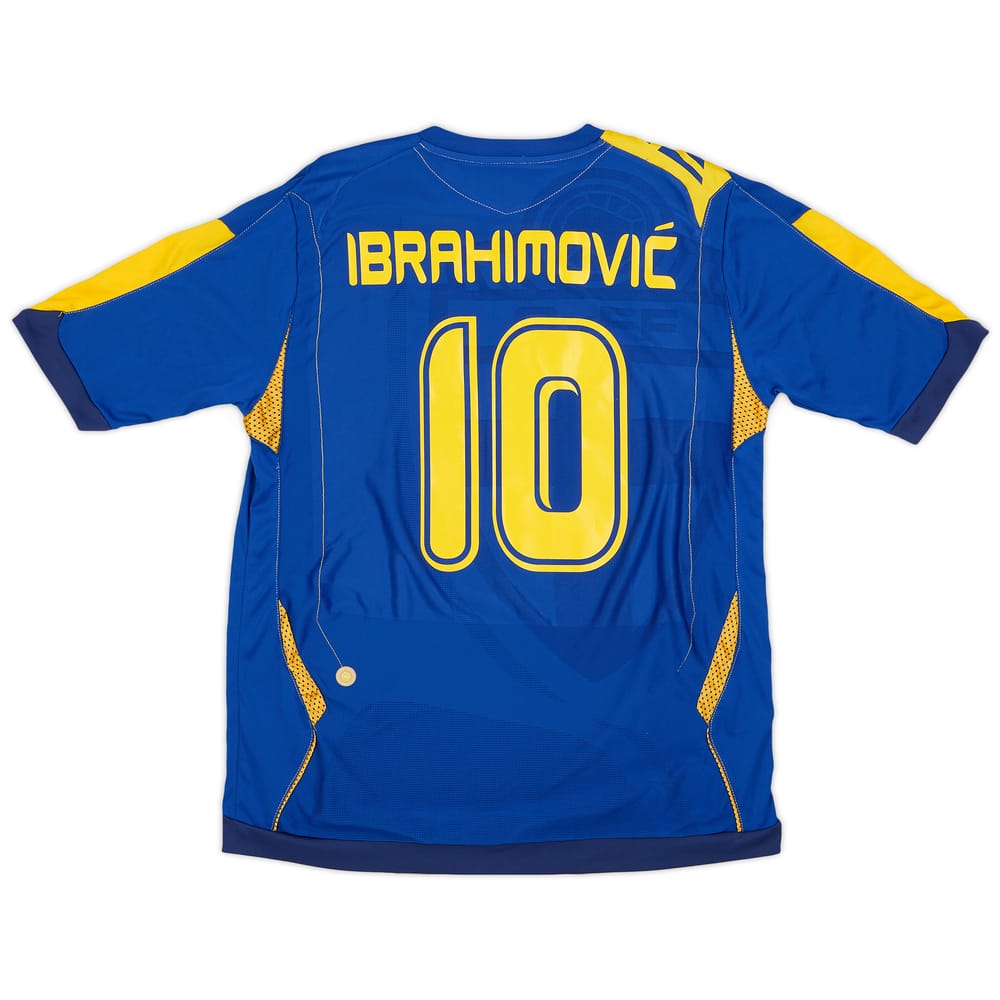 2006-08 Sweden Away Shirt Ibrahimovic #10 - 9/10 - (L)