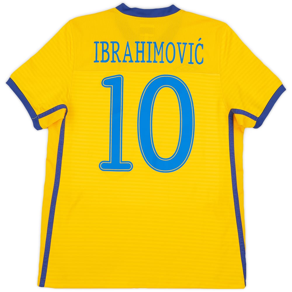 2010-11 Sweden Home Shirt Ibrahimovic #10 - 8/10 - (M)