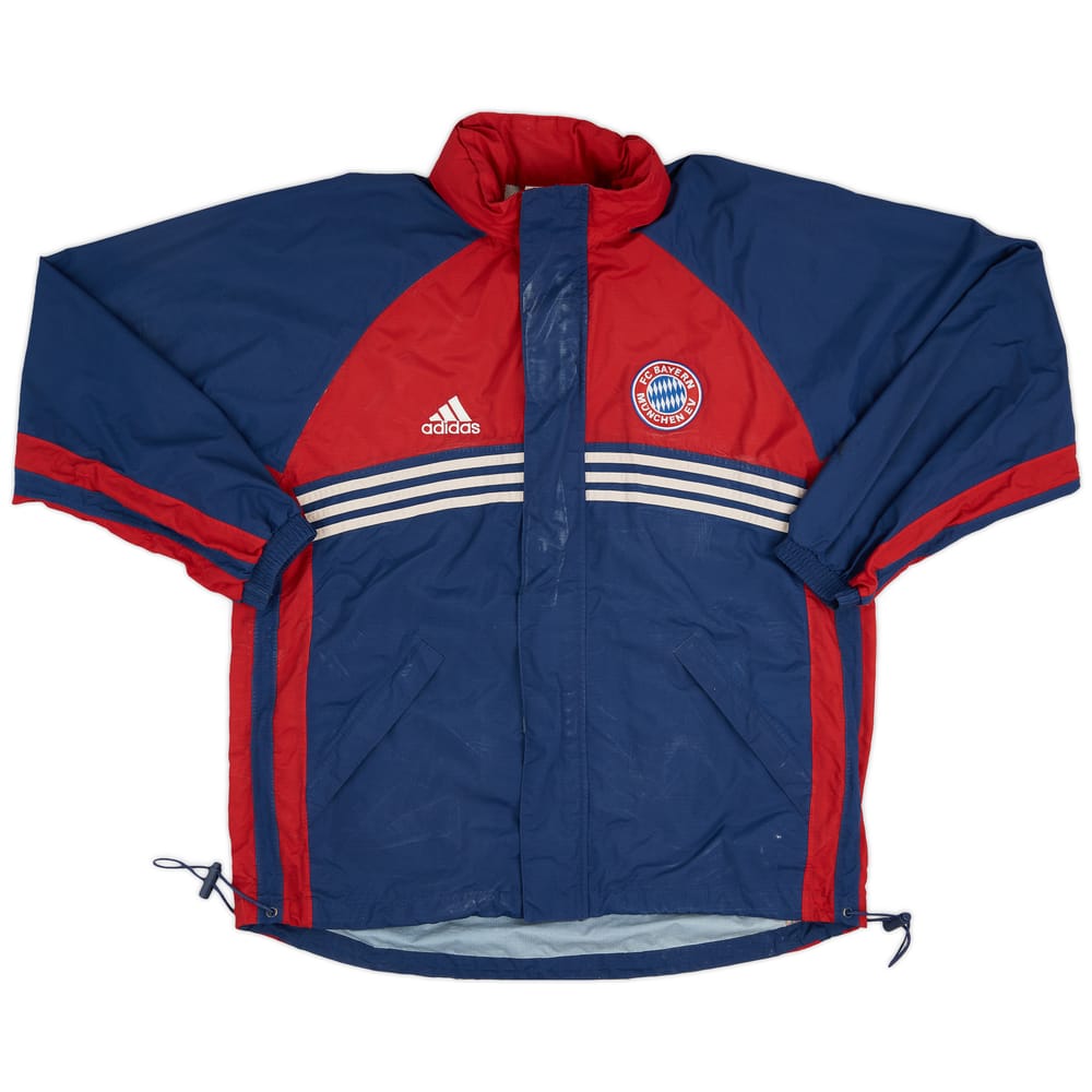 1998-00 Bayern Munich adidas Hooded Rain Jacket - 5/10 - (M/L)