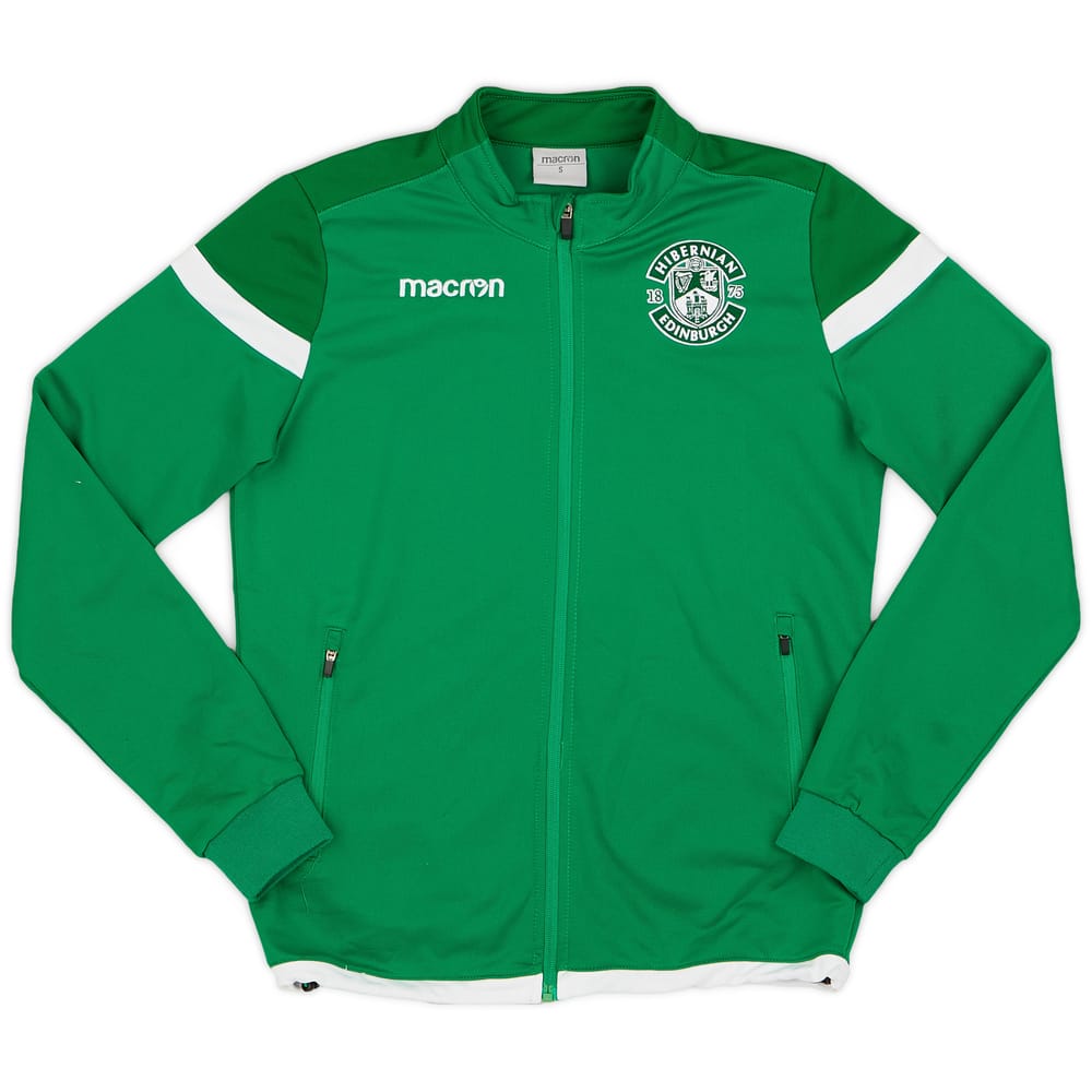 2017-18 Hibernian Macron Track Jacket - 9/10 - (S)