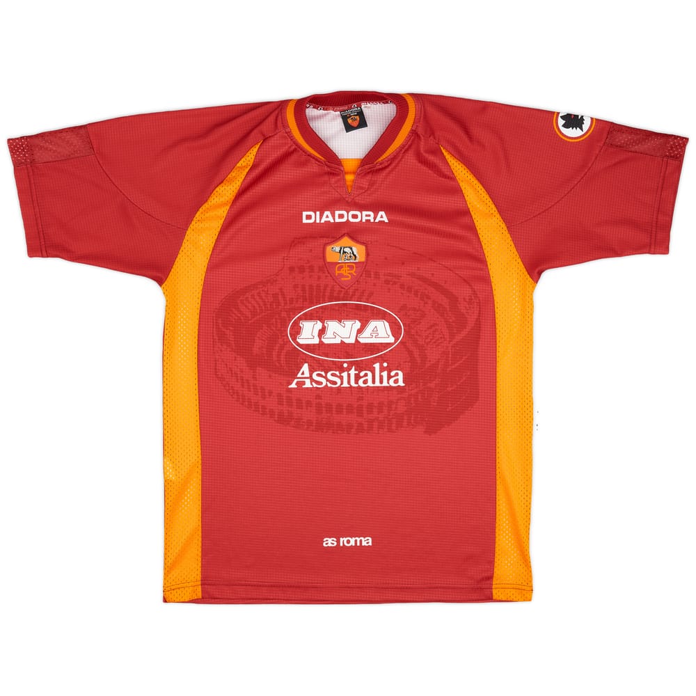 1997-98 Roma Home Shirt - 9/10 - (M)