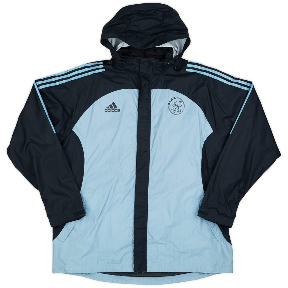 2002-03 Ajax adidas Hooded Bench Coat - 9/10 - (XL)